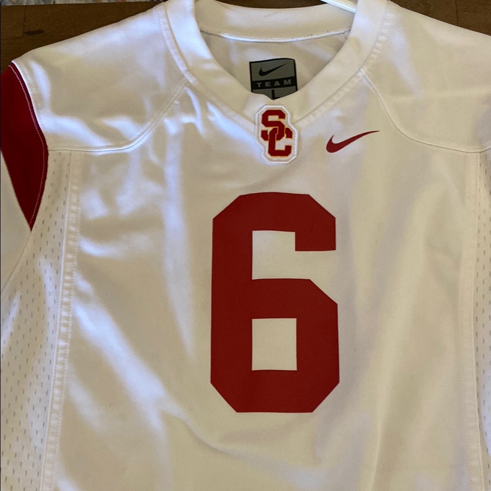 Nike White and Red Athletic Jerseys